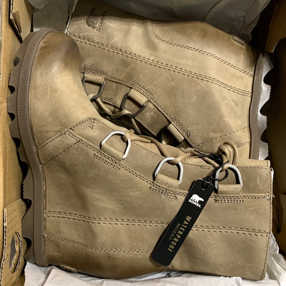 NWT Sorel Joan of Arctic Wedge II Bootie,Ash Brown - Picture 5 of 8
